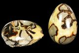 Polished Septarian Egg with Stand - Madagascar #118137-1